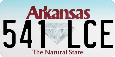 AR license plate 541LCE