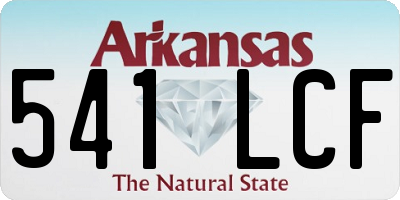 AR license plate 541LCF