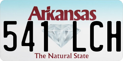 AR license plate 541LCH