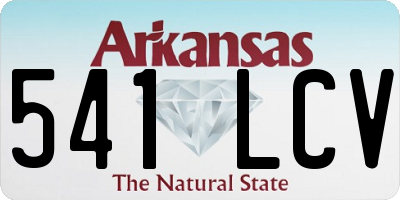 AR license plate 541LCV