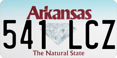 AR license plate 541LCZ