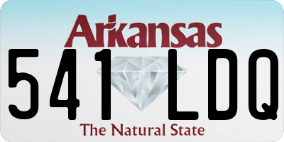 AR license plate 541LDQ