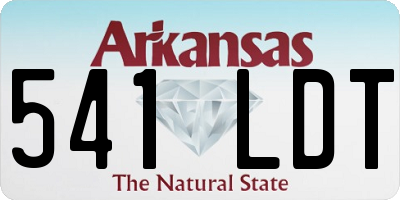 AR license plate 541LDT