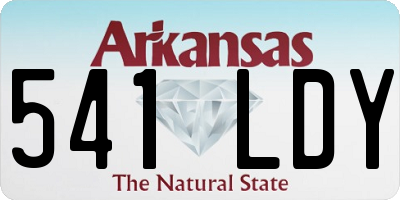 AR license plate 541LDY