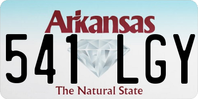 AR license plate 541LGY