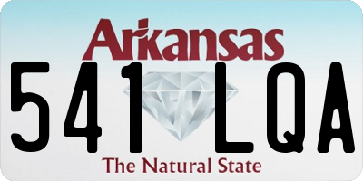 AR license plate 541LQA