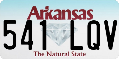 AR license plate 541LQV