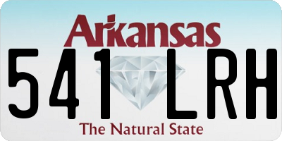 AR license plate 541LRH