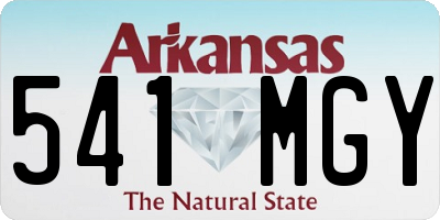 AR license plate 541MGY