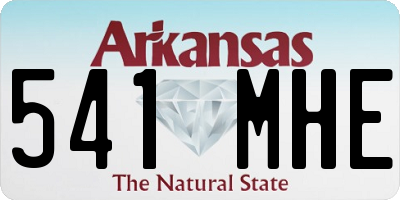 AR license plate 541MHE