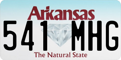 AR license plate 541MHG