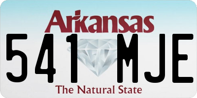 AR license plate 541MJE