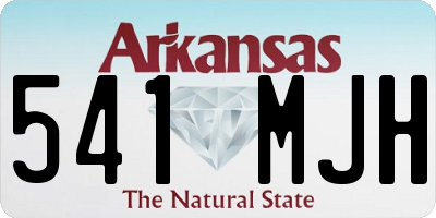 AR license plate 541MJH