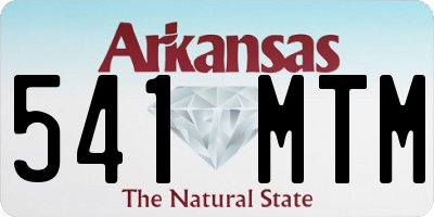 AR license plate 541MTM