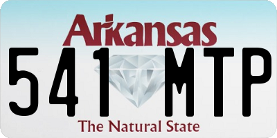 AR license plate 541MTP