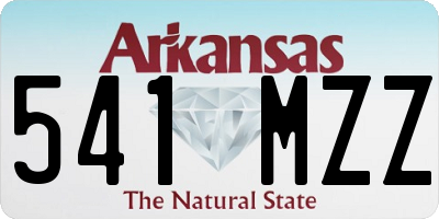 AR license plate 541MZZ