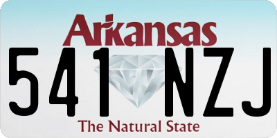 AR license plate 541NZJ