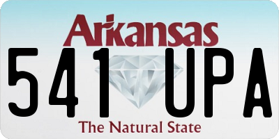 AR license plate 541UPA