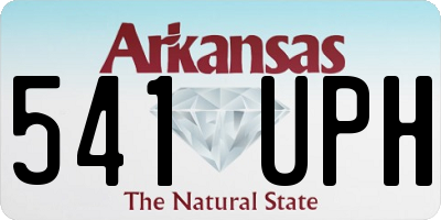 AR license plate 541UPH