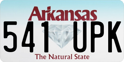 AR license plate 541UPK