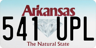 AR license plate 541UPL