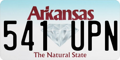 AR license plate 541UPN