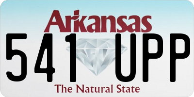 AR license plate 541UPP