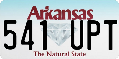 AR license plate 541UPT