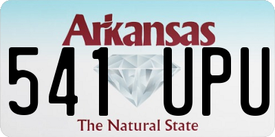 AR license plate 541UPU
