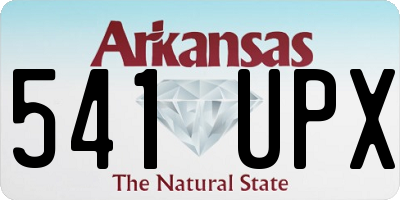 AR license plate 541UPX