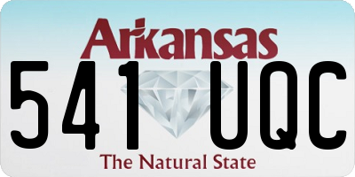 AR license plate 541UQC