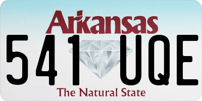 AR license plate 541UQE