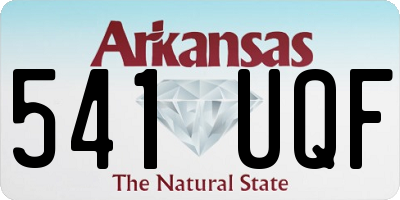 AR license plate 541UQF