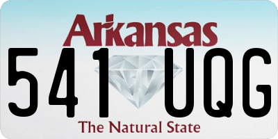 AR license plate 541UQG