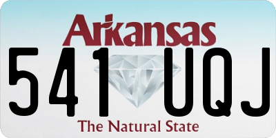 AR license plate 541UQJ