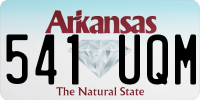 AR license plate 541UQM