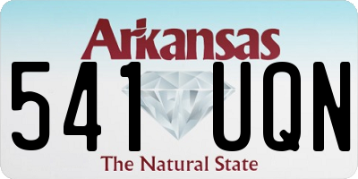 AR license plate 541UQN