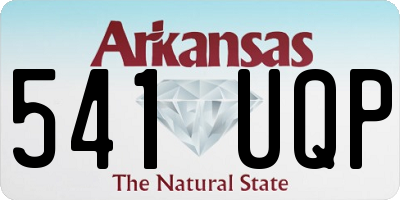 AR license plate 541UQP