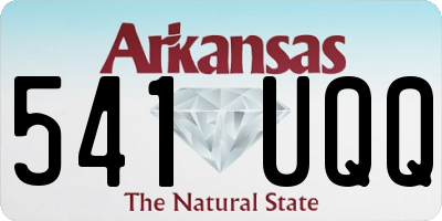AR license plate 541UQQ