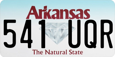 AR license plate 541UQR