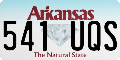 AR license plate 541UQS