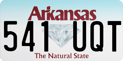 AR license plate 541UQT