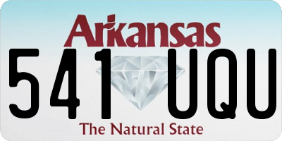 AR license plate 541UQU
