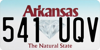 AR license plate 541UQV