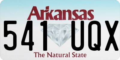 AR license plate 541UQX