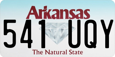 AR license plate 541UQY