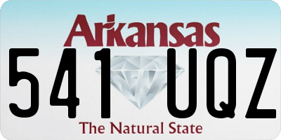AR license plate 541UQZ