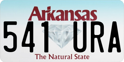 AR license plate 541URA