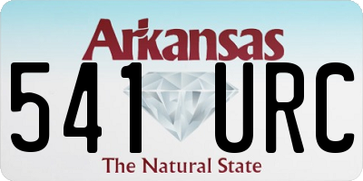 AR license plate 541URC