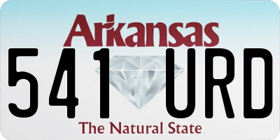 AR license plate 541URD
